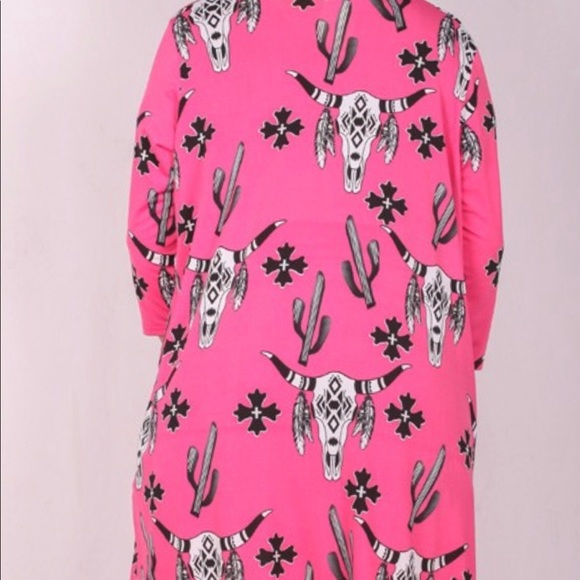 NWT Southern Stitch Cactus & Bull Head Cardigan - Picture 5 of 5